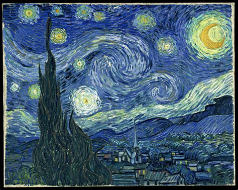 It involves pigments that are bound with a medium of drying oil. File:VanGogh-starry night ballance1.jpg - Wikipedia