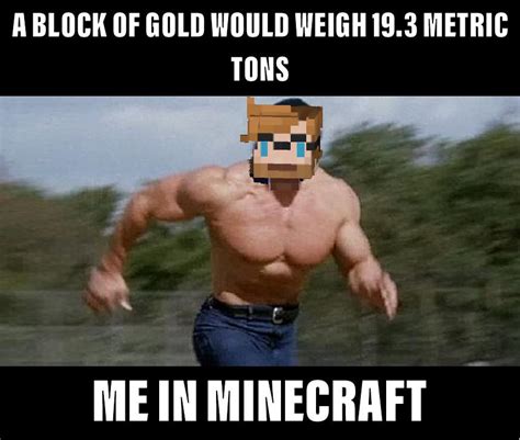 The image was created by digital billboard maker matei psatta. Muscles go brrr : MinecraftMemes