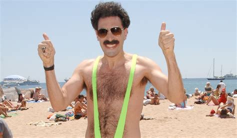 Borat mankini männer badeanzug wer kennt es nicht: Sacha Baron Cohen Picks Up Bill After Lads Get FINED For ...