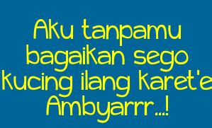 Silakan klik gombalan baper bahasa jawa. Kata Kata Gombal Lucu Bahasa Jawa - KATABAKU