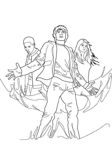 If you would like to download it, right click on the pictures and use the save image as menu. Percy Jackson Coloring Pages | Percy jackson characters ...