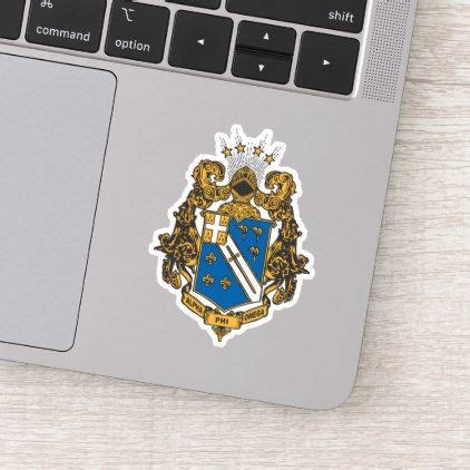 A list of chapters of the alpha phi sorority. Alpha Phi Omega Color - Crest Sticker | Zazzle.com | Alpha ...