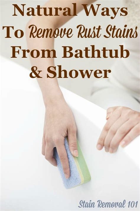 You probably already know that baking. Removing Rust Stains From Bathtub: Natural Home Remedies ...