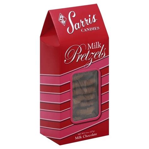 Cadbury dairy milk silk valentine chocolate bar, 5 x 60 g. SARRIS CANDY MILK CHOCOLATE COVERED PRETZELS 8OZ BOX