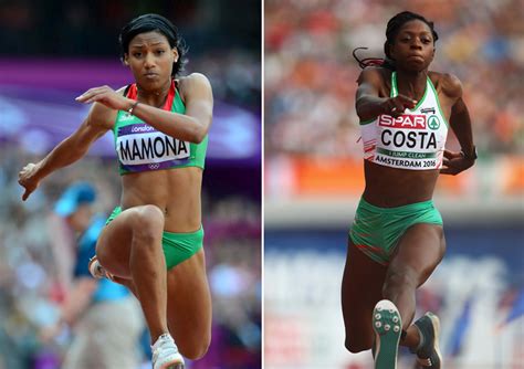A atleta do sporting, de 27 anos, saltou 14,65 metros na sua quinta tentativa, numa altura em que já tinha garantido o diploma olímpico. Rio 2016: Patrícia Mamona e Susana Costa domingo na final ...