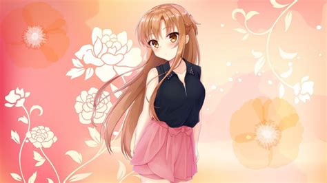 We have a massive amount of desktop and mobile backgrounds. Wallpaper : anime, asuna, cute, girl, girly, Sword Art ...