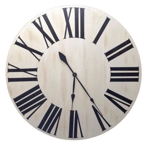 Our wall clock kits allow you the flexibility of making your own custom wall clock designs however you would like. BrandtWorks 50 in. Oversized Horizontal Farmhouse Wall ...