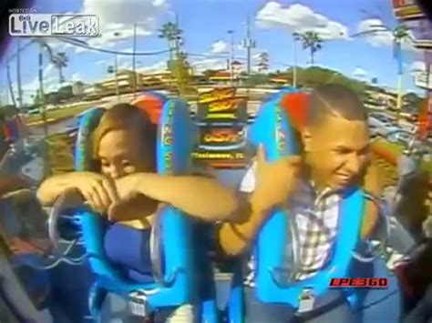 ▻leave a like, comment and share with your friends. This Dude Has a Frightening Experience on a Slingshot Ride ...