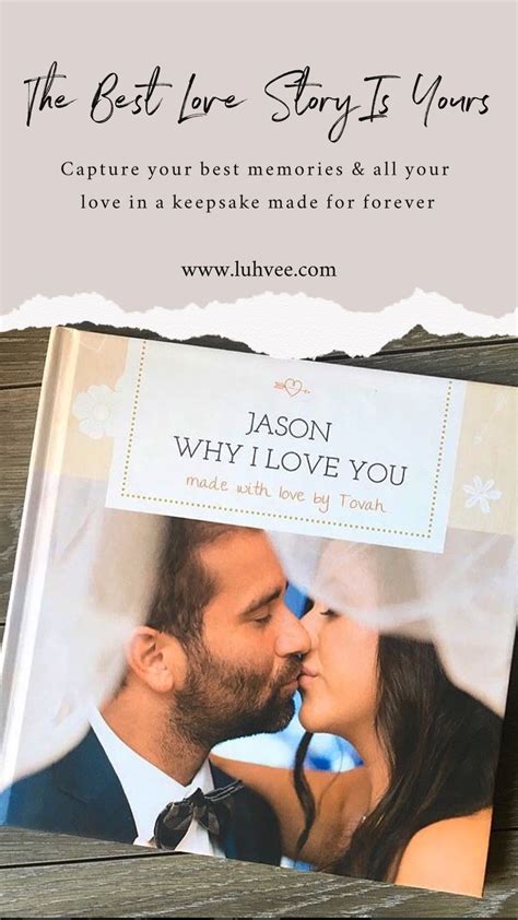 You arrange your favorite photos and add sentimental and loving passages to the pages of your own personalized book of love. The best love story is yours! This romantic personalized ...