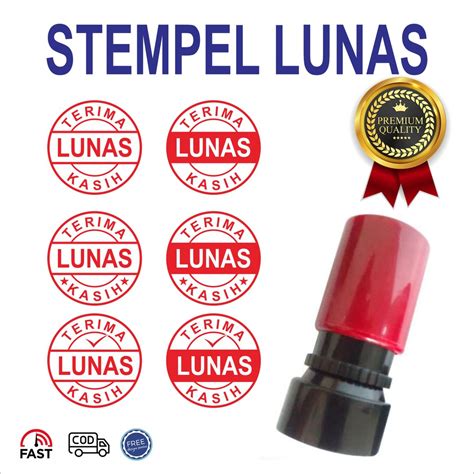 Lalu bersihkan terlebih dahulu permukaan stempel dengan. Stempel Lunas Bulat Warna - Bulat 20 mm | Shopee Indonesia