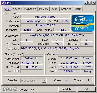 This is made using thousands of performancetest benchmark results and is updated daily. Intel Core i3 2100: Sandy Bridge in dual core | Pagina 1 ...