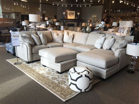 Give your living space a clean look and ample seating options with this plush sectional. Luxora Sectional Ashley Furniture | Ashley furniture ...