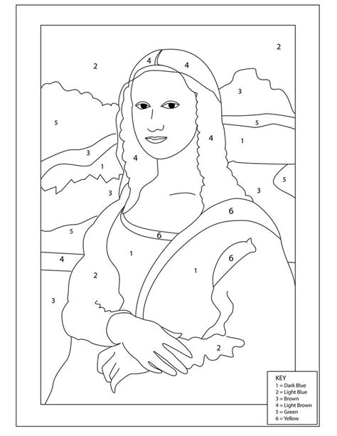 You can use our amazing online tool to color and edit the following mona lisa coloring pages. Printable coloring page for Mona Lisa | Worksheets K5 ...