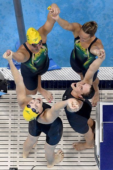 Shayna jack, cate campbell, emma mckeon and bronte campbell of australia win gold and break the world record in the women's 4x100m relay final. Rio 2016 Pictures and Photos | Rio 2016, Female swimmers ...