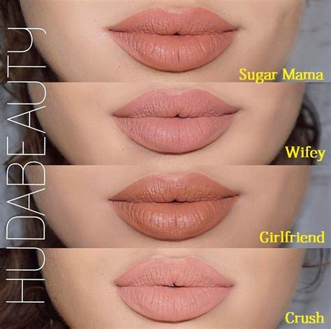 All matches are dry so you can see the true color of the. HUDA BEAUTY Liquid Matte - Nude Love Collection - Sugar ...