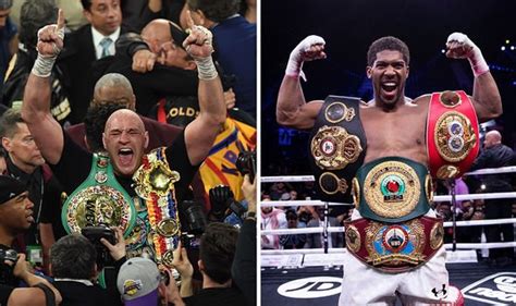 Anthony joshua beat kubrat pulev to set up the showdown with tyson furycredit: Anthony Joshua belts: What belts does Joshua have as Tyson ...