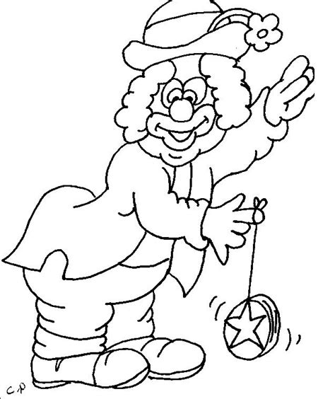 Jack in the box coloring page: Free Printable Clown Coloring Pages For Kids