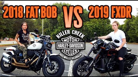 In the video i have shared my own personal reviews. Fat Bob vs FXDR - YouTube