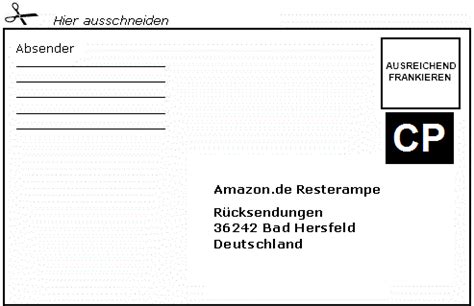 Bitte entfernen sie zuvor alle alte versandlabel und barcodes. Rücksende Etikett