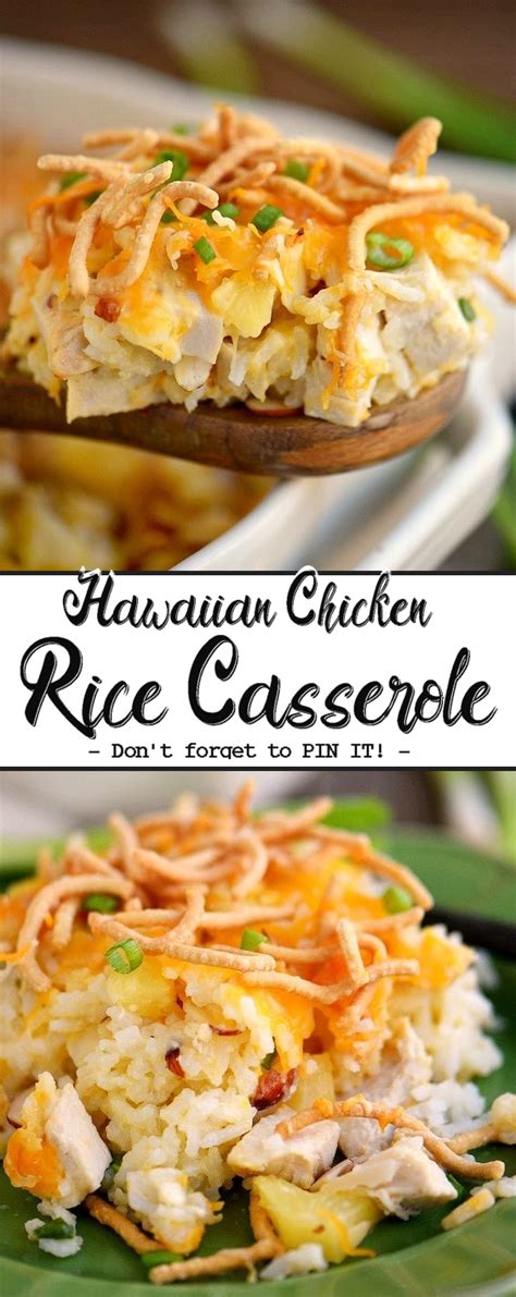 We actually don't think so. Hawaiian Chicken and Rice Casserole - Just Easy Recipe