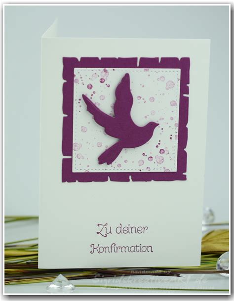 Bei der konfirmation wird die taufe bestätigt, der konfirmand wird zum abendmahl zugelassen und legt eine katechismusprüfung ab. Sigrids kreative ART Stampin' Up! Demonstratorin für ...
