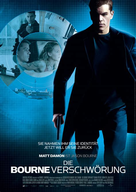 American actor, screenwriter, and producer. Filmplakat: Bourne Verschwörung, Die (2004) - Filmposter ...