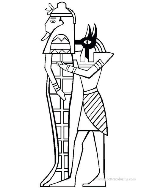 Check spelling or type a new query. Egyptian God Anubis and Mummy Coloring Pages - Free ...