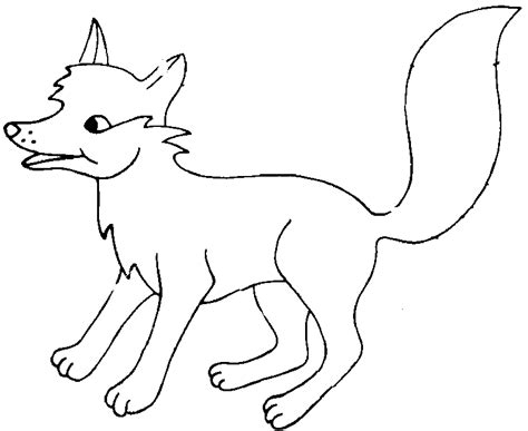 So kann man den schmetterling auch toll als mobile aufhängen. Ausmalbild Fuchs Einfach - Cartoon-Bild