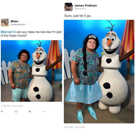 Winter offers plenty of fun photo contest ideas. Photoshop Troll Who Takes Photo Requests Too Literally ...