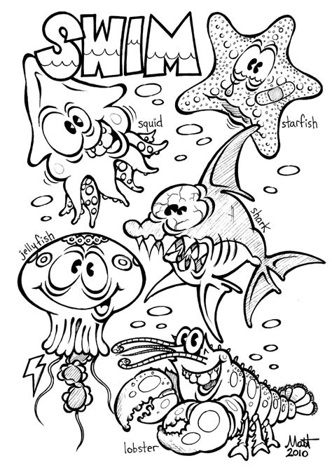 They are renowned for their interesting appearance and unusual behavioral patterns. Ocean Coloring Pages - GetColoringPages.com