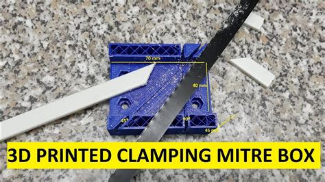 A miter box is a tool used for hand sawing to act as a guide to make cuts. CLAMPING MITRE BOX DIY HOMEMADE 3D PRINTED * DISPOZITIV DE TAIERE IN UNGHIURI - YouTube