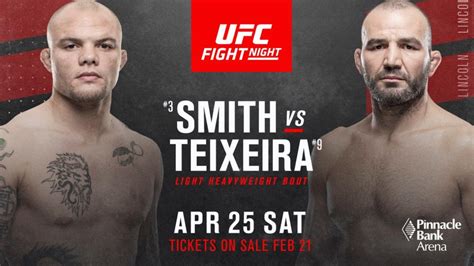 It's time to watch another ufc fight tonight. UFC Fight Night UK Time & TV Channel: Smith vs Texeira On ...