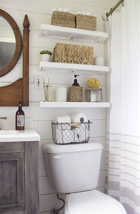 This post may contain affiliate links. Over The Toilet Storage Ideas For Extra Space 2017