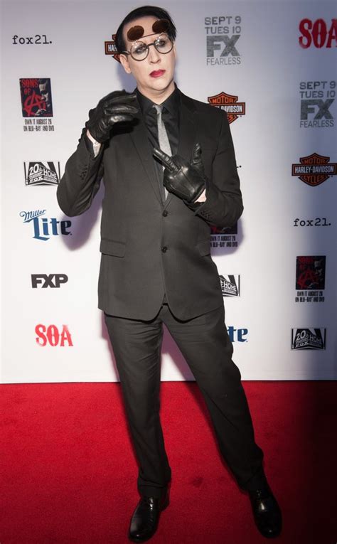 Fx confirmed today that the scary rocker will recur on the final season of sons has been such a big part of my life, as well as my father's, said manson in a statement. Marilyn Manson Picture 58 - FX's Sons of Anarchy Premiere ...