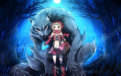 Checkout high quality hood wallpapers for android, desktop / mac, laptop, smartphones and tablets with different resolutions. Wallpaper : illustration, night, anime, Moon, wolf, basket ...