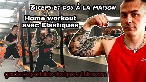 Home workouts for men and women. Home workout plan (biceps et dos) - YouTube