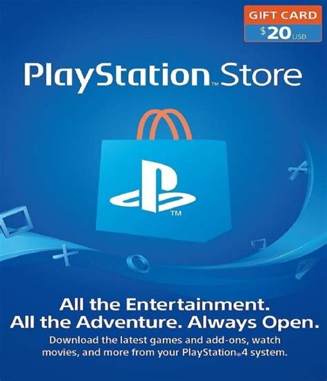 Playstation store psn gift card description: Playstation Network Card 20 USD - ExoPlayZone