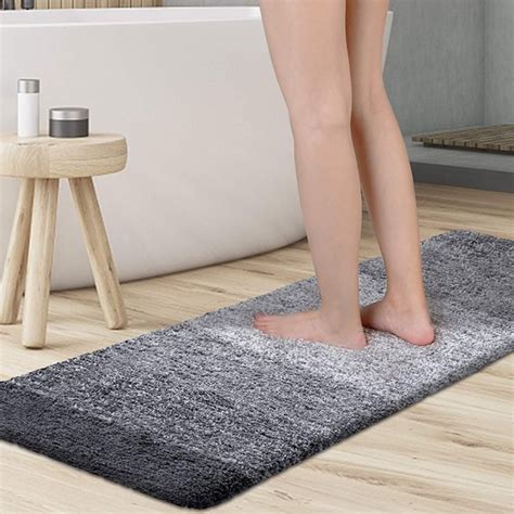 These beautifully designed bathroom runner are offered at attractive prices on the site. Homify Bathroom Rugs Microfiber Bath Mat 59"(W) x 20"(L ...