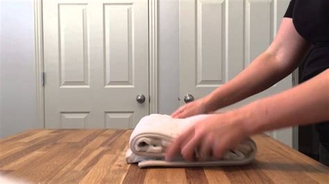 Brookstone towel warmer warm bathroom. How to fold Towels like Bed Bath & beyond - YouTube