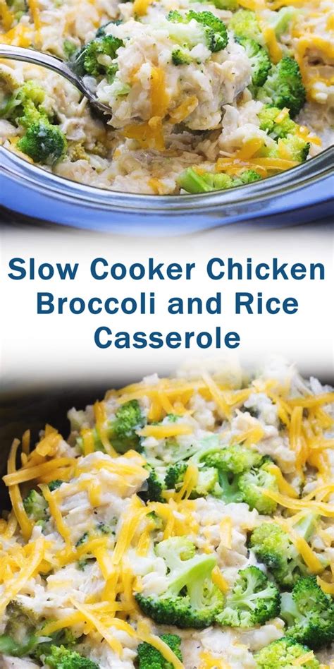 Back to the chicken and broccoli recipe, you want to serve with boiled rice that should just have finished cooking! Slow Cooker Chicken Broccoli and Rice Casserole