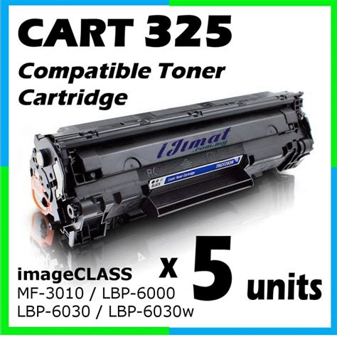 Our compatible canon cartridge 325 black toner cartridge is a replacement toner cartridge for canon monochrome laser printers. Canon 325 / Cart 325 / Canon Cartridge 325 High Quality ...