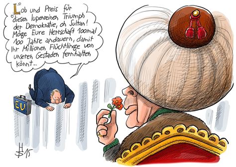 August 2014 der zwölfte präsident der republik türkei. Ist die #eu zu unterwürfig? unsere #karikatur des tages # ...