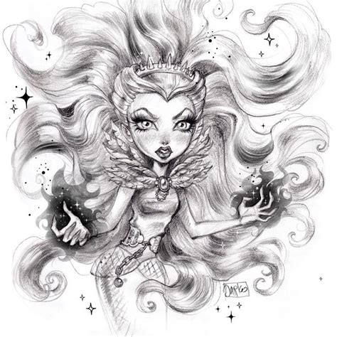 Here we bring you an outlined drawing in black and white, for you, to color this ever after boy that has fallen in love with. havres7784 | Ever after high, Raven queen, Ever after high ...