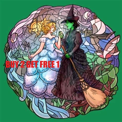 Kids love simple shapes and patterns. BUY 2, GET 1 FREE! Glinda & Elphaba 017 Stained Glass ...