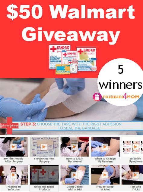 Maybe you would like to learn more about one of these? $50 Walmart Gift Card Giveaway - Johnson & Johnson Wound ...