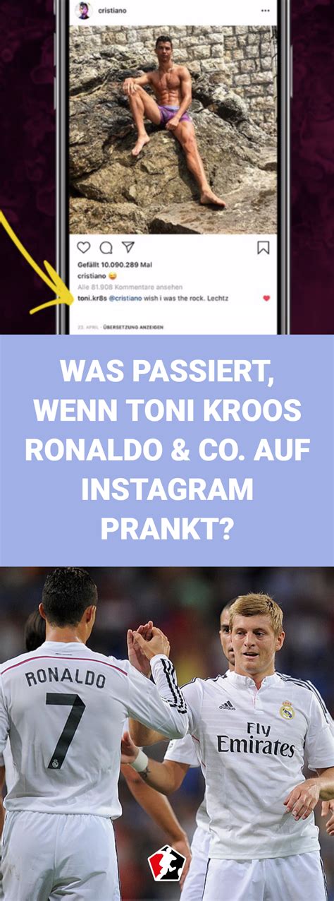 Größere clubs von wien haben sich sogar oft. Was passiert, wenn Toni Kroos Ronaldo & Co. auf Instagram ...