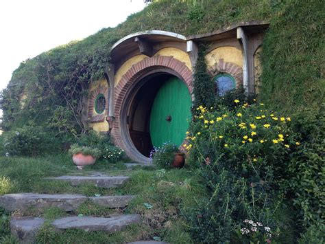 Bilbo baggins' parlour and pantry was filled with all my favourite foods, wines, . The Shire - Hobbiton, New Zealand | Hobbit house, Green ...