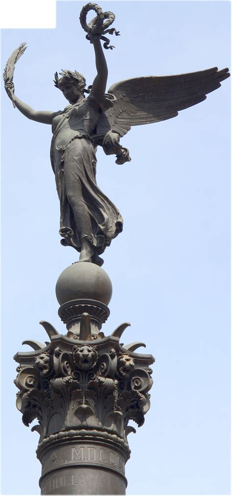 Vitória de samotrácia, marcou o século iii a. Anjo da Vitória, Monumento Riachuelo