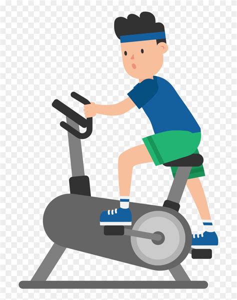 Open - Exercise Bike Cartoon - Free Transparent PNG ...