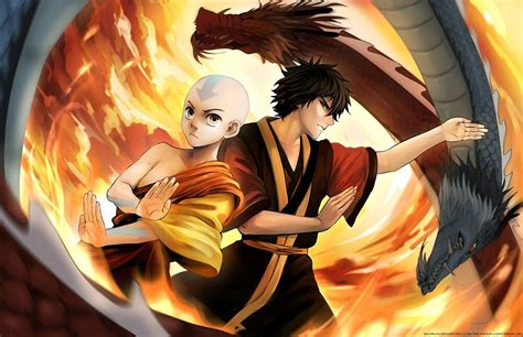 Avatar aang team avatar avatar the last airbender legend of aang prince zuko nickelodeon iroh korrasami fire nation. "Avatar the Last Airbender - Aang & Zuko" by shumijin ...